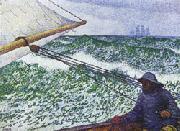 Theo Van Rysselberghe Man at the Helm USA oil painting reproduction